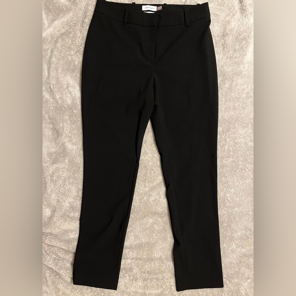 Calvin Klein Black Straight Leg Women's Pants